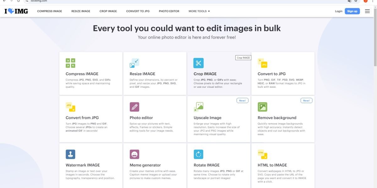 image editor iloveimage editor de imágenes